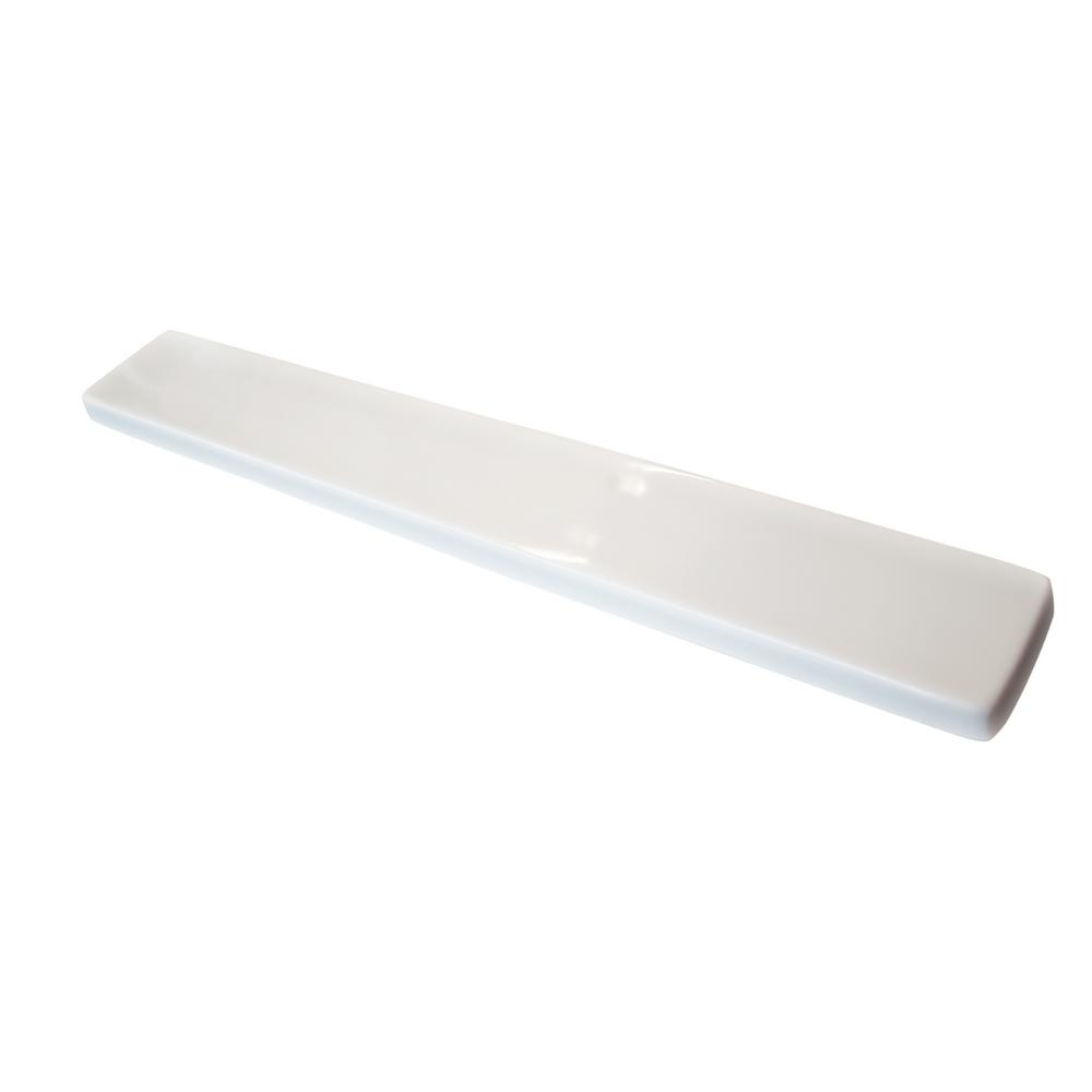 Design House 554246 Camilla 21-1/5 in. Cultured Marble Sidesplash, Solid White