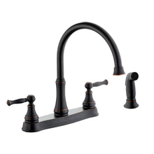 Load image into Gallery viewer, Glacier Bay 67568-1127H2 Fairway 2-Handle Standard Kitchen Faucet Bronze
