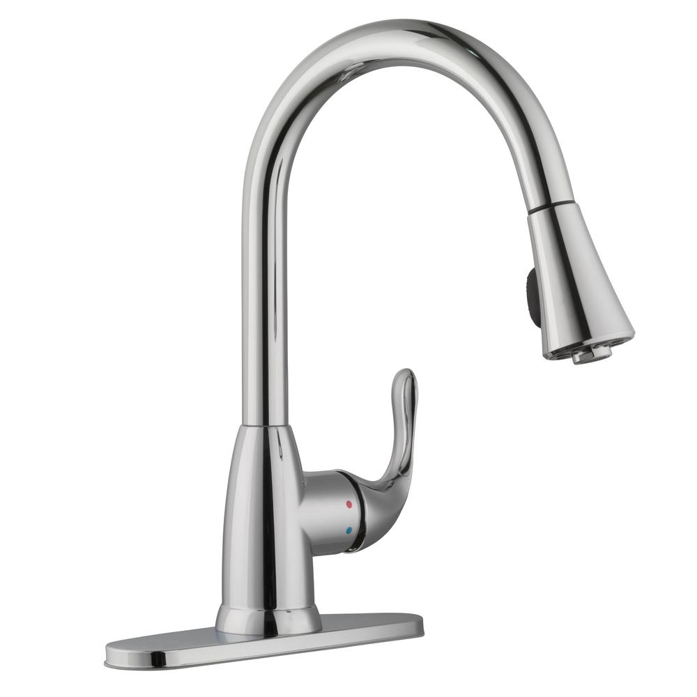 Glacier Bay HD67551-0301 Market Pull-Down Sprayer Kitchen Faucet Chrome
