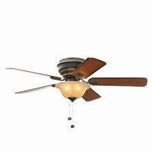 Load image into Gallery viewer, Hampton Bay YG204-TB-D Hawkins 44&quot; Tarnished Bronze Ceiling Fan 122855

