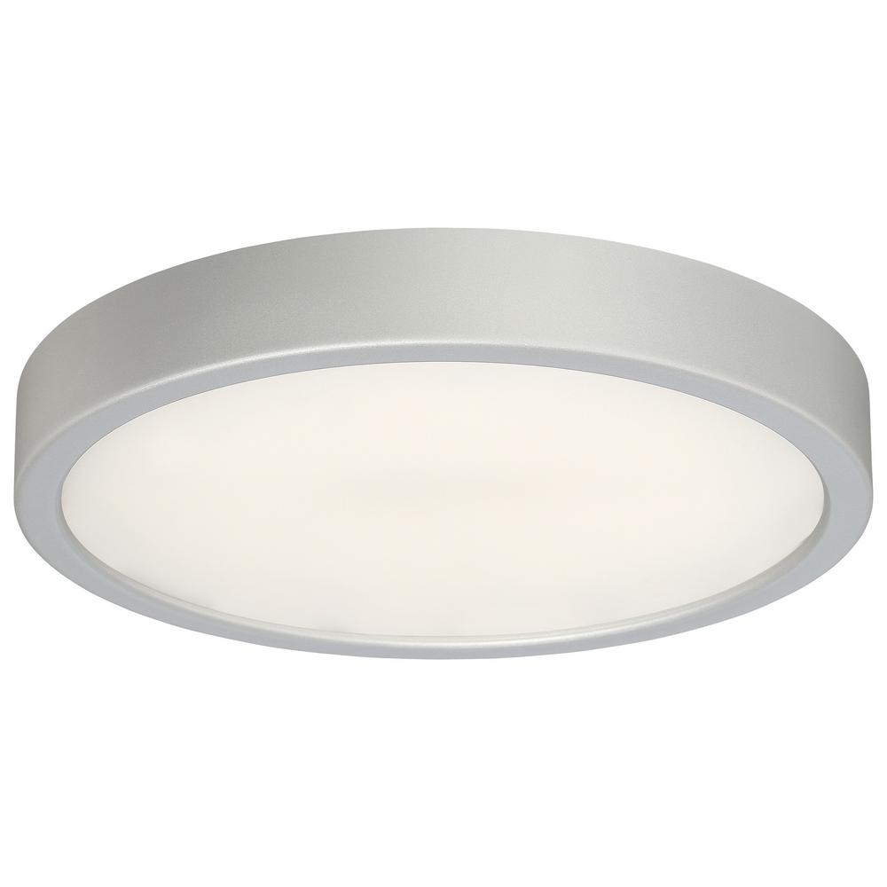 George Kovacs P842-609-L 75-Watt Equivalent Silver Integrated LED Flushmount