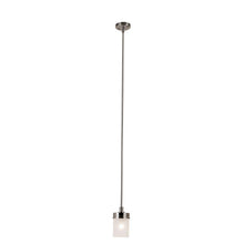 Load image into Gallery viewer, Hampton Bay NB 03307 1-Light Brushed Nickel Mini Pendant 1001467498
