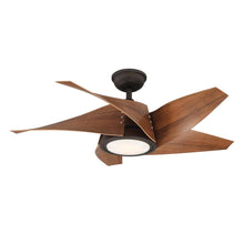 Load image into Gallery viewer, HDC YG671-EB Broughton 42&quot; LED Espresso Bronze Ceiling Fan 1003236521, NOB
