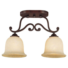 Load image into Gallery viewer, Millennium 1042-RBZ Lighting 2-Light Rubbed Bronze Semi-Flush Mount Light
