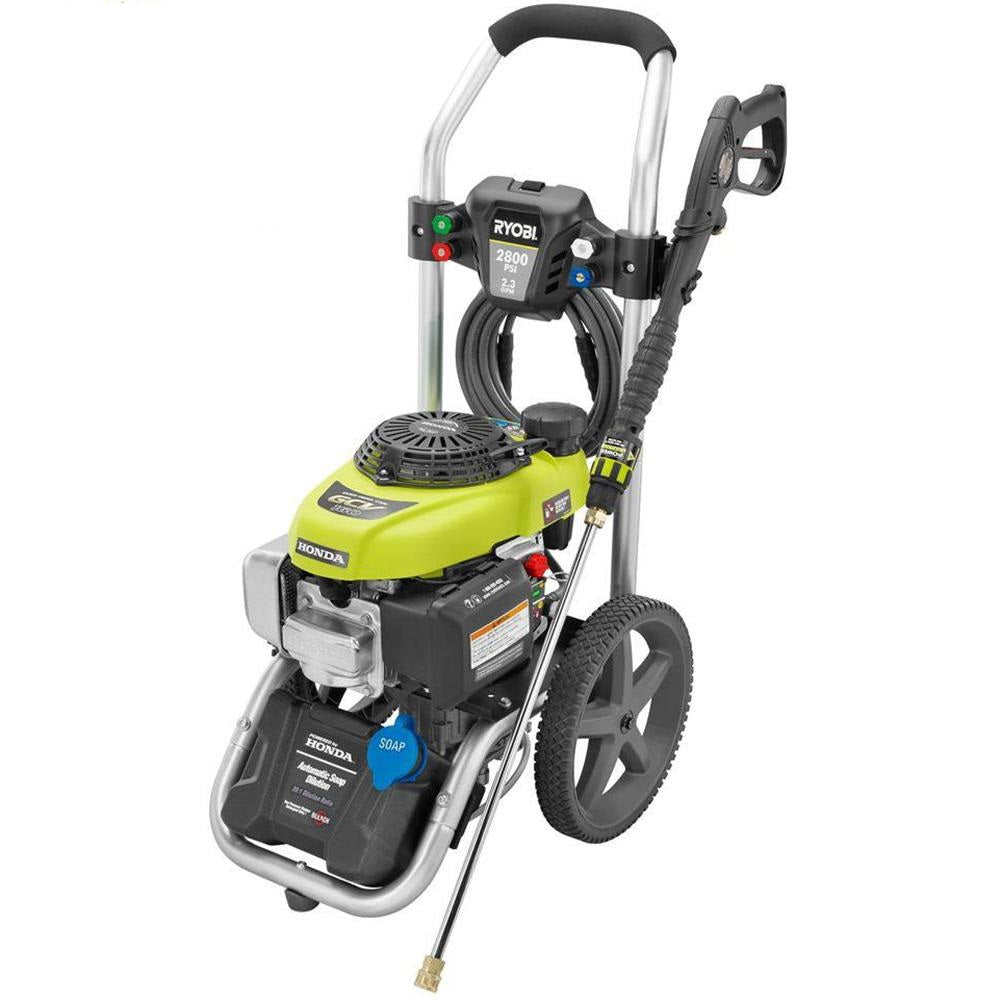 Ryobi RY802800 2,800-PSI 2.3-GPM Honda Power Control Gas Pressure Washer