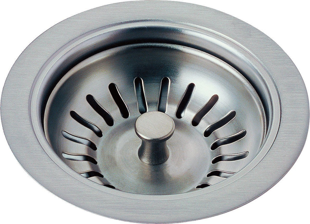 Delta Faucet 72010-AR Flange and Strainer Kitchen Sink, Arctic Stainless