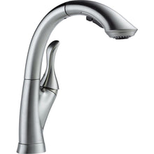 Load image into Gallery viewer, Delta 4153-AR-DST Linden Pull-Out Sprayer Kitchen Faucet Arctic Stainless
