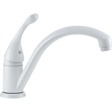 Load image into Gallery viewer, Delta 141-WH-DST Collins Lever Single-Handle Standard Kitchen Faucet in White
