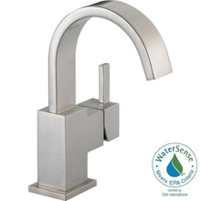 Load image into Gallery viewer, Delta 553LF-SS Vero Single Hole Single-Handle Bathroom Faucet Stainless
