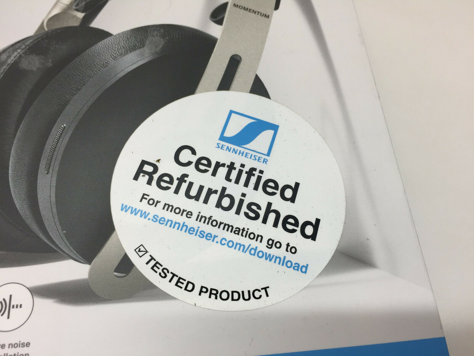 SENNHEISER MOMENTUM WIRELESS 【M3AEBTXL】 Sennheiser Bluetooth Over-Ear Headphones, Sandy White