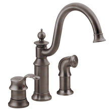 Load image into Gallery viewer, MOEN S711ORB Waterhill High-Arc Standard Kitchen Faucet Oil-Rubbed Bronze
