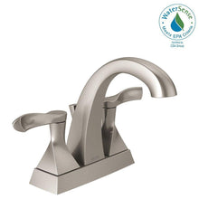 Load image into Gallery viewer, Delta 25741LF-SP Everly 4&quot; Centerset Bath Faucet, SpotShield Brushed Nickel
