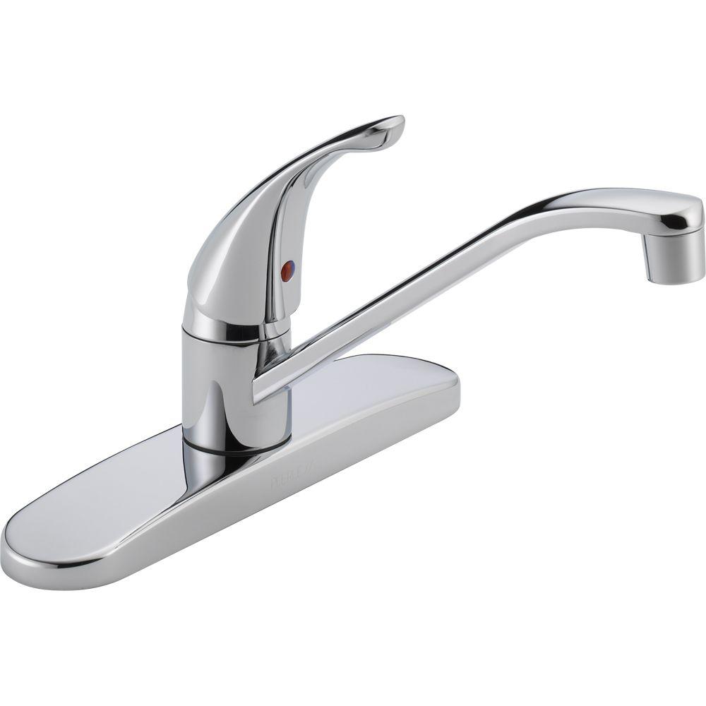 Peerless P110LF Core Single-Handle Standard Kitchen Faucet in Chrome