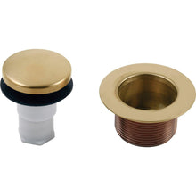 Load image into Gallery viewer, Delta RP31558CZ 1-1/4 in. Brass Toe-Operated Tub Drain in Champagne Bronze
