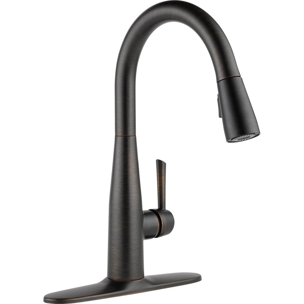 Delta 9113-RB-DST Essa Pull-Down Sprayer Kitchen Faucet, Venetian Bronze