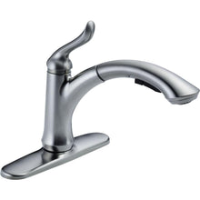 Load image into Gallery viewer, Delta 4353-AR-DST Linden Pull-Out Sprayer Kitchen Faucet, Arctic Stainless

