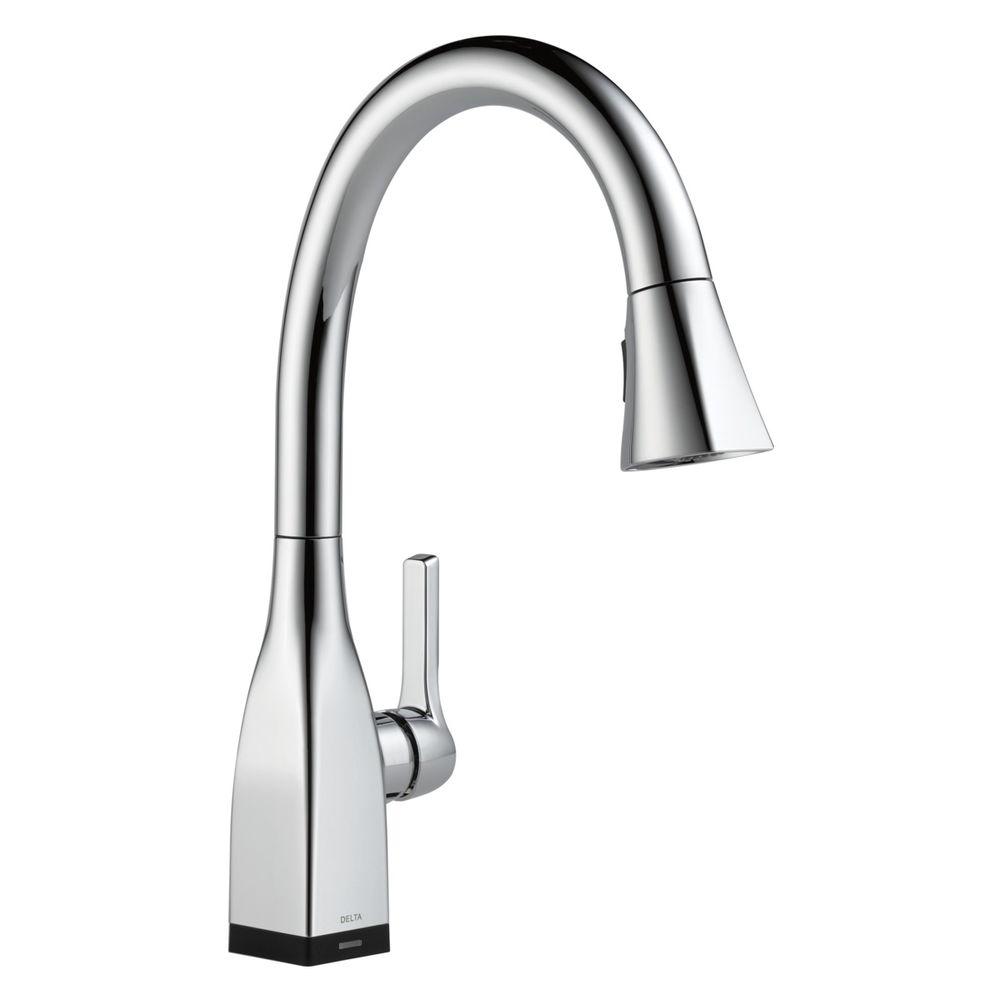 Delta 9183T-DST Mateo 1-Handle Pull-Down Sprayer Kitchen Faucet, Chrome