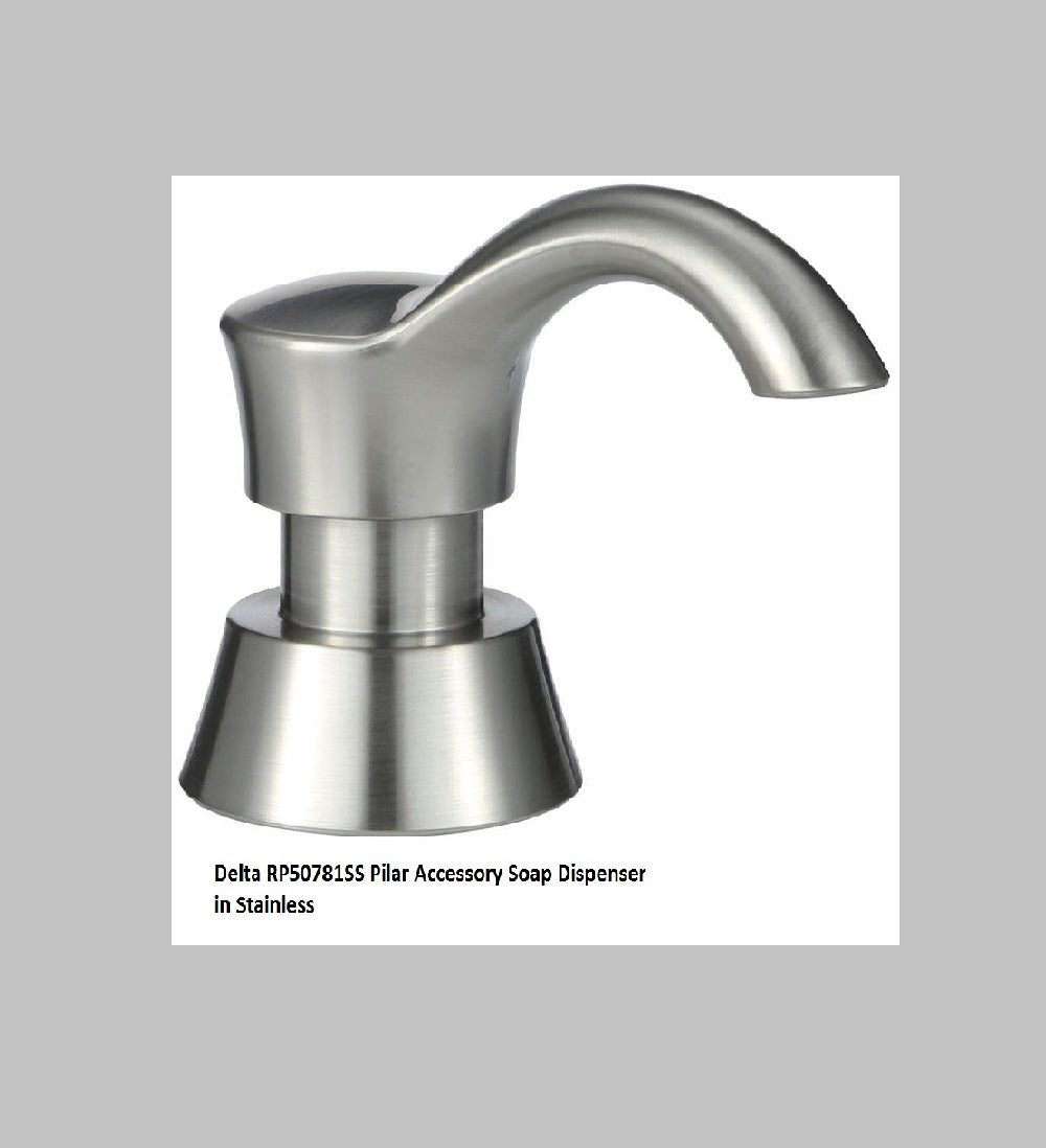 Delta RP50781SS Pilar Accessory Soap Dispenser in Stainless