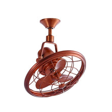 Load image into Gallery viewer, HDC AL14-WC Bentley II 18&quot; Weathered Copper Oscillating Ceiling Fan 734724
