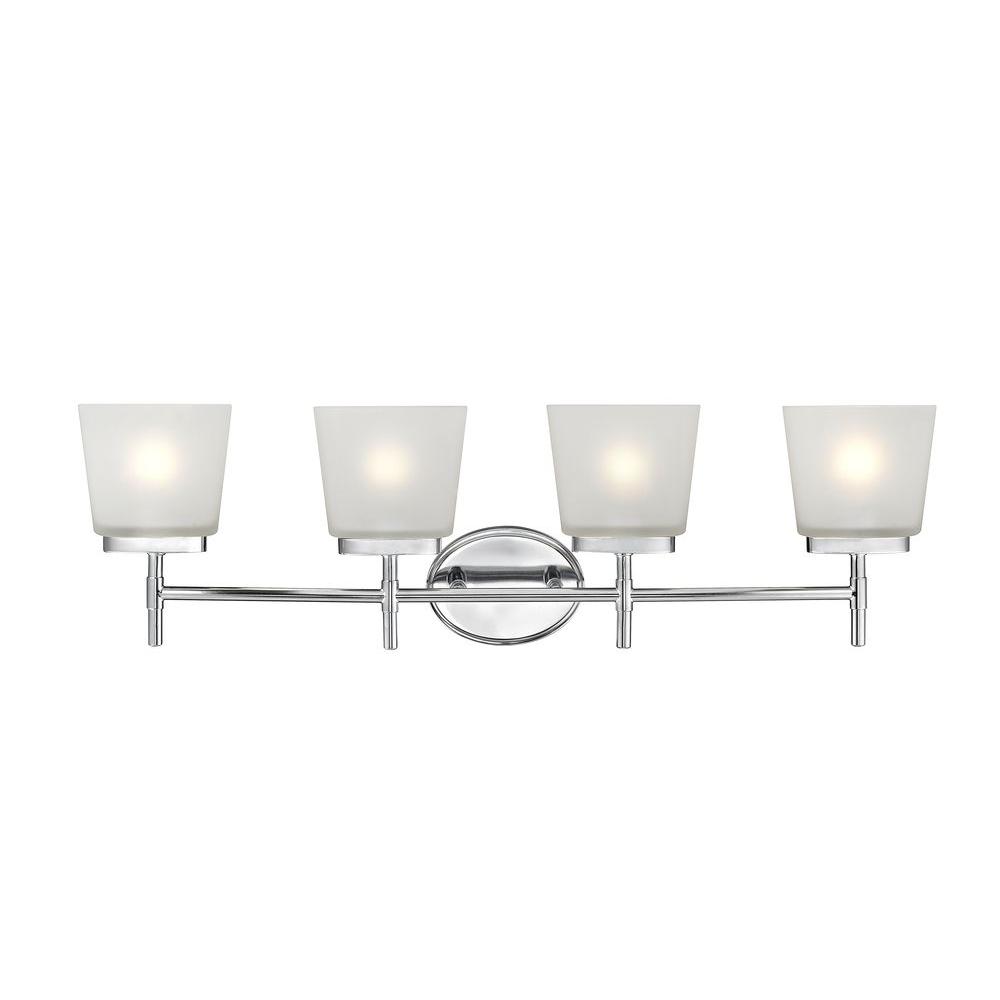 Home Decorators Collection HD-1187 4-Light Polished Chrome Vanity Light