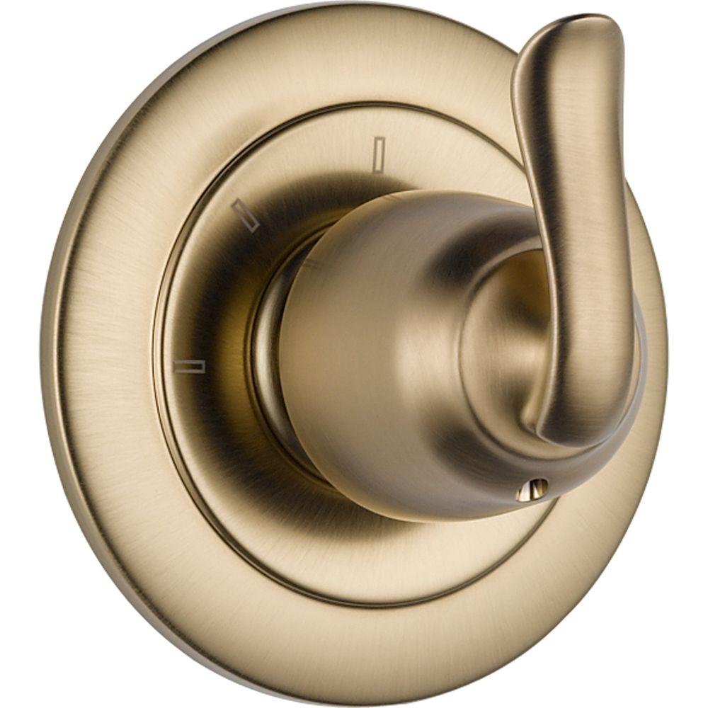 Delta T11894-CZ Linden Shower Diverter Valve Trim Kit, Champagne Bronze