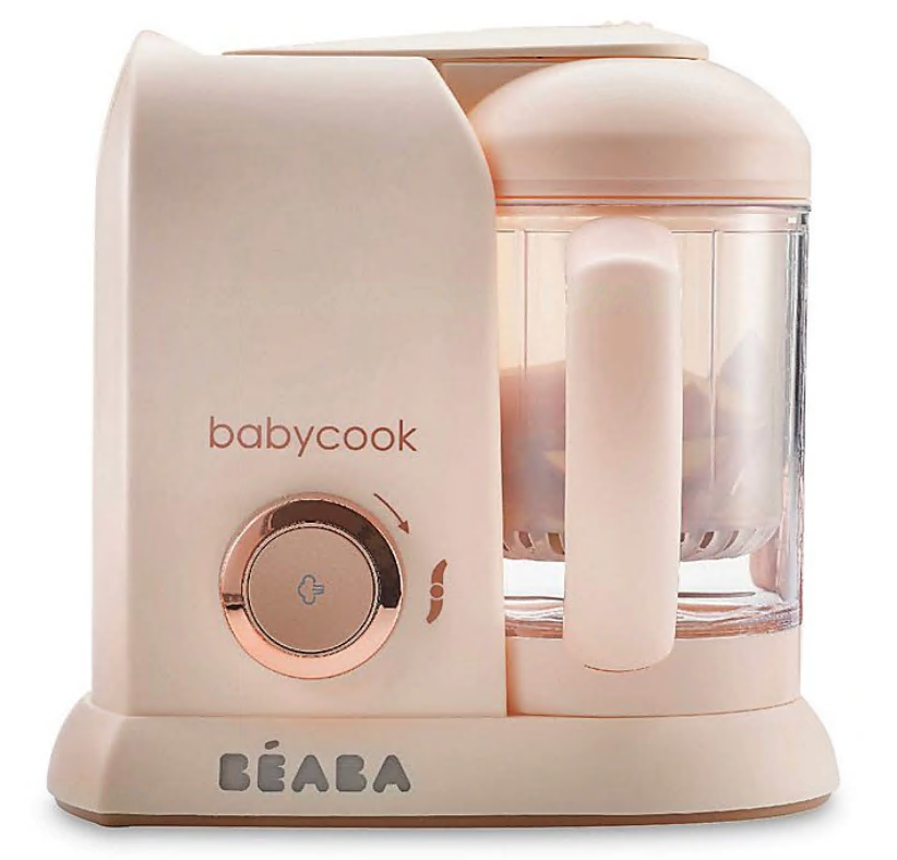 BEABA Babycook Solo 4 in 1 Baby Food Maker Blender 4.5 Cups 912562, Rose Gold