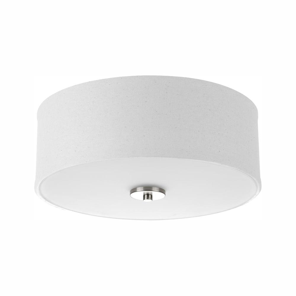 Progress Lighting P350126-009-30DI Inspire Brushed Nickel Flush Mount 1003220165