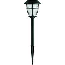 Load image into Gallery viewer, (4-pk) Hampton Bay NXT-1685 LED Landscape Pathway Light Solar Black
