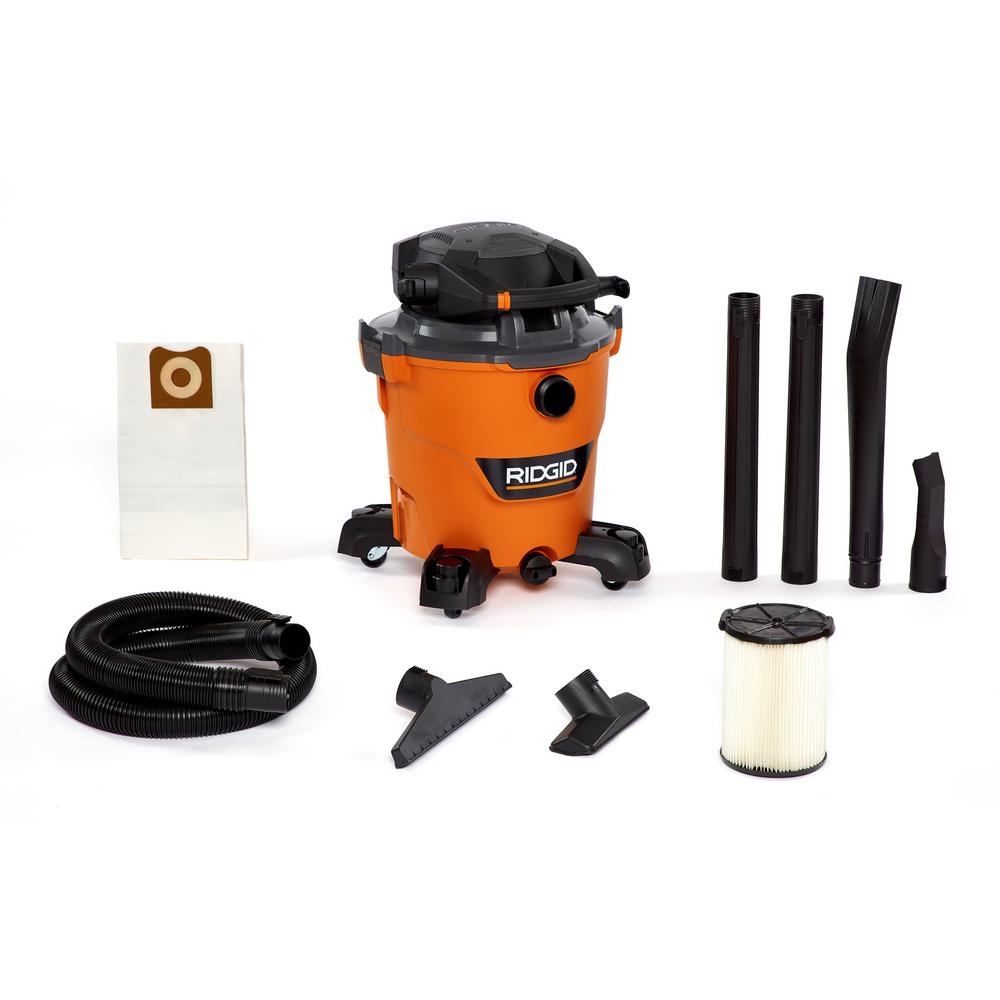 RidGid HD1280 12 Gal. 6.0-Peak HP NXT Wet/Dry Vac with Detachable Blower