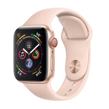 Load image into Gallery viewer, Apple Watch Series 4 MTUJ2LL/A 40mm Gold Aluminum Case Pink Sand Sport Band
