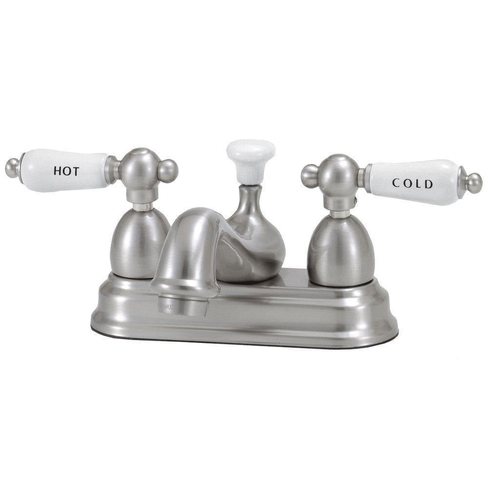 Elizabethan Classics 307CSSN Bradford Bathroom Faucet, Brushed Nickel