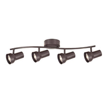 Load image into Gallery viewer, Hampton Bay 17204S4-BZ 4-Light Bronze Fixed Track Lighting Kit 1001573202
