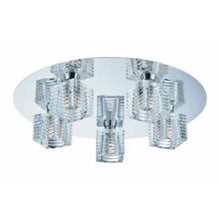 Load image into Gallery viewer, Hampton Bay Olivet 16&quot; 5-Light Chrome Flushmount 1000040977

