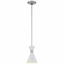 Load image into Gallery viewer, George Kovacs P1821-44F Conic Brushed Nickel One-Light Mini-Pendant
