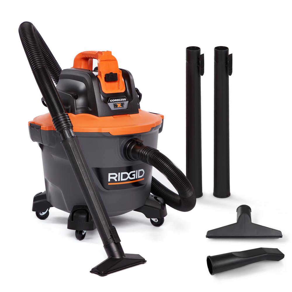 RidGid HD0918 18-Volt 9 Gal. Cordless Wet/Dry Shop Vacuum (Tool Only)