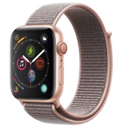 Apple Watch Series 4 MTV12LL/A 44mm Gold Aluminum Case GPS + Cellular Pink Sand