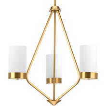 Load image into Gallery viewer, Progress Lighting P400021-109 Elevate 3-light Brushed Bronze Chandelier

