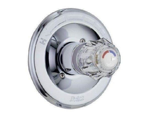 Delta T13022 Classic 1-Handle Temperature Control Valve Trim Kit, Chrome