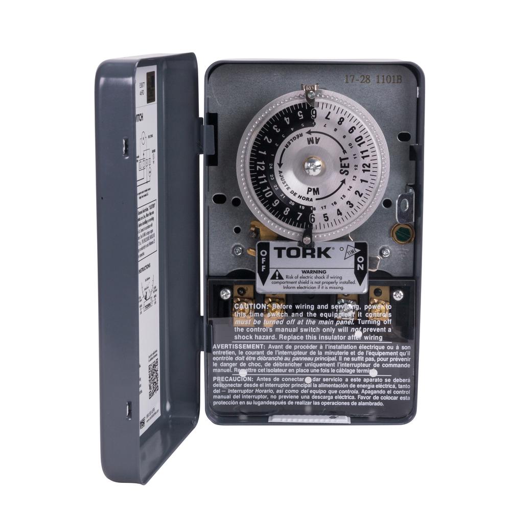 TORK 1101B 40A 1-Channel 24-Hours Indoor Mechanical Time Switch