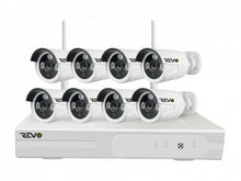 Load image into Gallery viewer, Revo Wireless 8-Channel 1TB NVR Surveillance System RW81B8G-1T NOB
