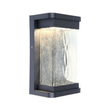 Load image into Gallery viewer, Luteo 1857 Black Medium Outdoor Integrated LED Wall Mount Lantern Sconce
