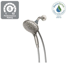Load image into Gallery viewer, MOEN 26602SRN Attract 6-Spray 5.5&quot; Hand Shower w/ Magnetix, Brushed Nickel
