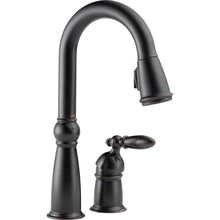 Load image into Gallery viewer, Delta 9955-RB-DST Victorian Pull-Down Sprayer Kitchen Faucet Venetian Bronze
