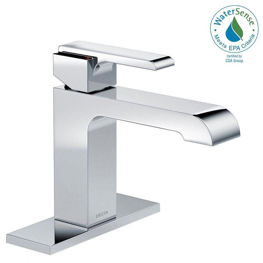 Delta 567LF-LPU Ara Single Hole Single-Handle Bathroom Faucet in Chrome