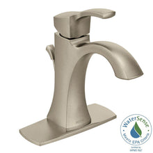 Load image into Gallery viewer, MOEN 6903BN Voss 1-Hole 1-Handle High-Arc Bathroom Faucet, Brushed Nickel
