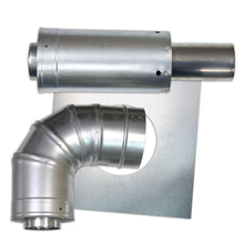 Load image into Gallery viewer, Rheem RTG20210 3&quot;x5&quot; Horizontal Stainless Steel Concentric Termination Vent Kit
