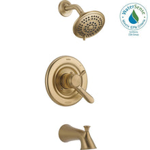 Load image into Gallery viewer, Delta T17438-CZ Lahara 1-Handle Tub &amp; Shower Faucet Trim Kit, Champagne Bronze
