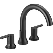 Load image into Gallery viewer, Delta T2759-BL Trinsic Deck Mount Roman Tub Faucet Trim Kit Matte Black
