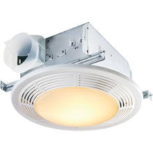 Load image into Gallery viewer, NuTone 8664RP Decorative White 100 CFM Ceiling Exhaust Bath Fan with Light

