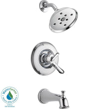 Load image into Gallery viewer, Delta T17494 Linden 1-Handle H2Okinetic Tub and Shower Faucet Trim Kit, Chrome
